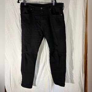 American Eagle Outfitters Men's Black Straight Jeans